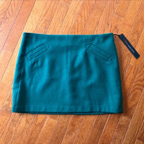 Willi Smith Dresses & Skirts - ON SALE! Willi Smith | Green Wool Blend Skirt 12